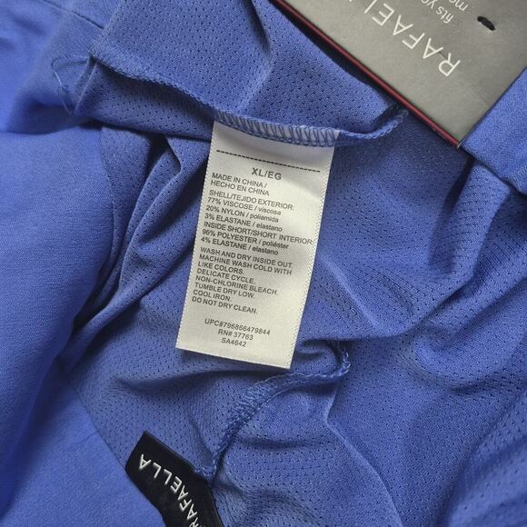 Rafaella Skort XL Amparo Blue Solid Print Golf Tennis Pickleball Athletic Skirt - Picture 6 of 8